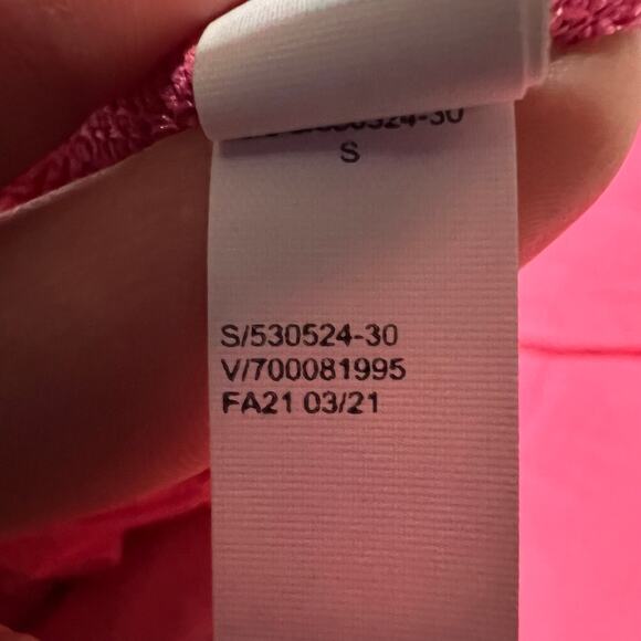 Athleta Shirt Womens Small Momentum Seamless Pink Crew Neck Long Sleeve 530524 - Picture 8 of 8